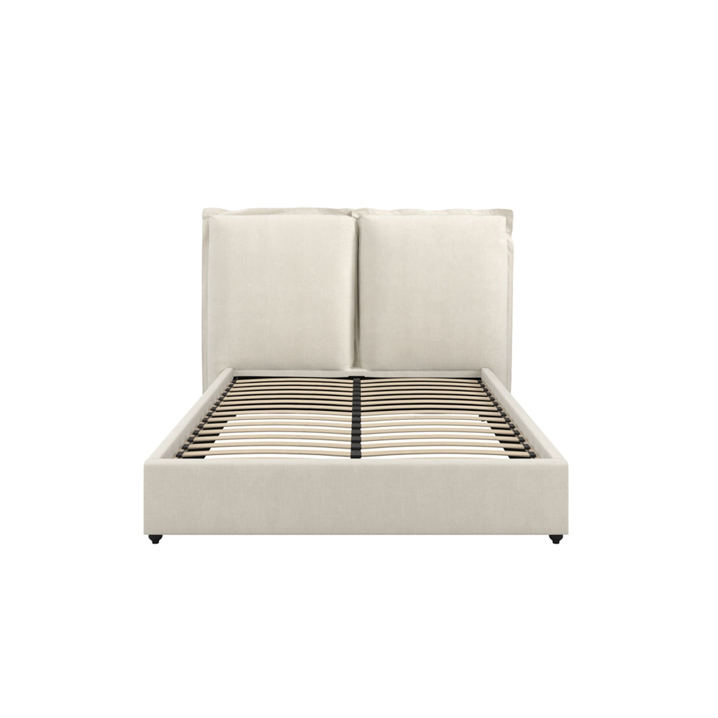 Sunday Ivory Linen Double Bed